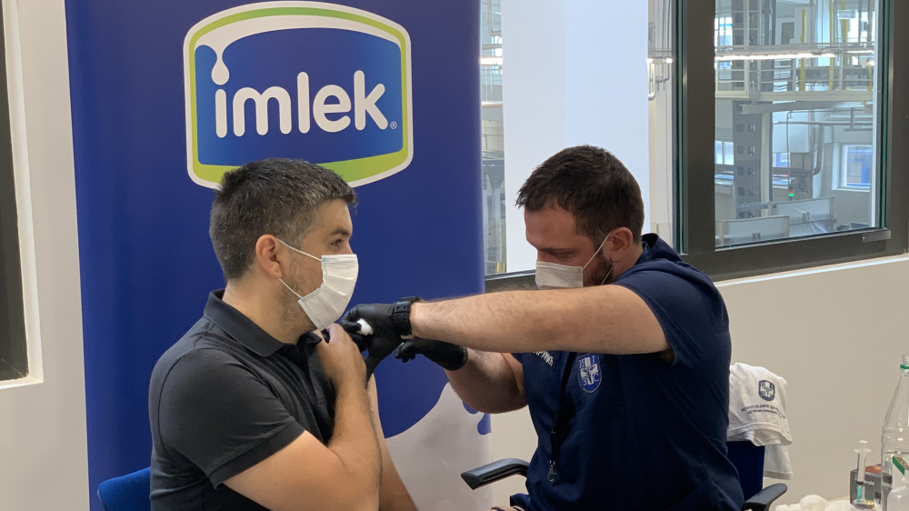 U Imleku vakcinisan veliki broj zaposlenih, apel i kooperantima